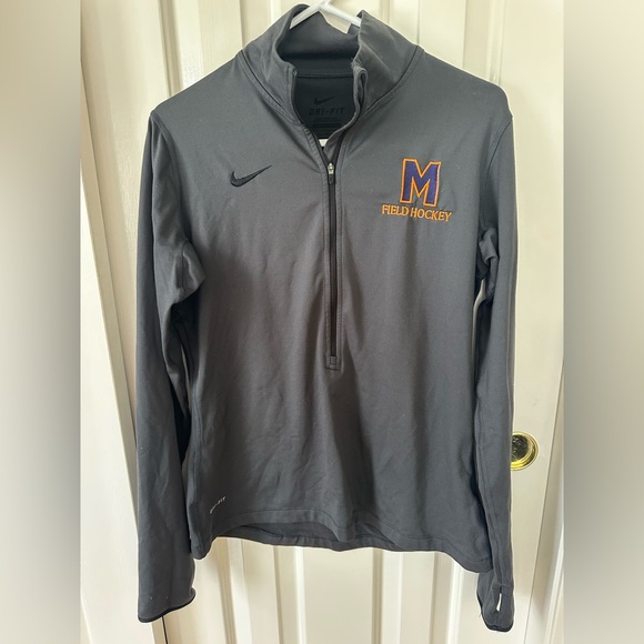 Dark Grey Nike Zip-Up Pull Over - Picture 1 of 4